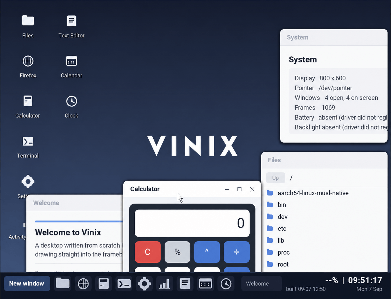 سیستم‌عامل Vinix - سیستم‌عامل جذاب Vinix؛ لینوکس نیست ولی داگر و بازی‌ها رو اجرا می‌کنه!
