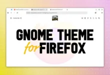 تم GNOME برای فایرفاکس