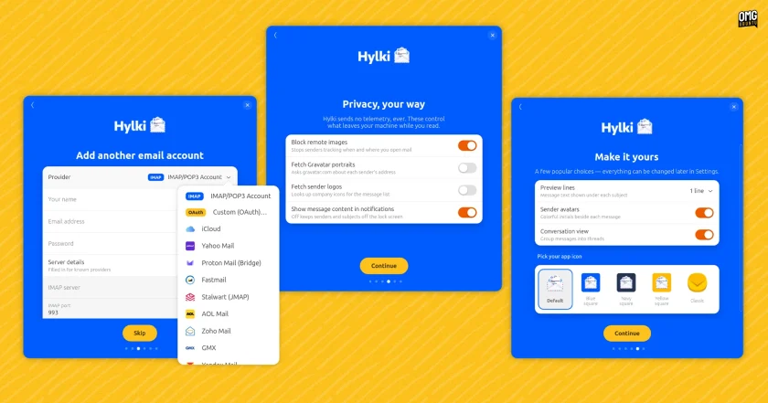 کلاینت ایمیل Hylki - معرفی Hylki؛ کلاینت ایمیل مدرن، سریع و جذاب بر پایه Rust برای گنوم