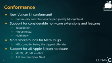KosmicKrisp Vulkan 1.4