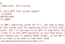 حذف HPFS از لینوکس
