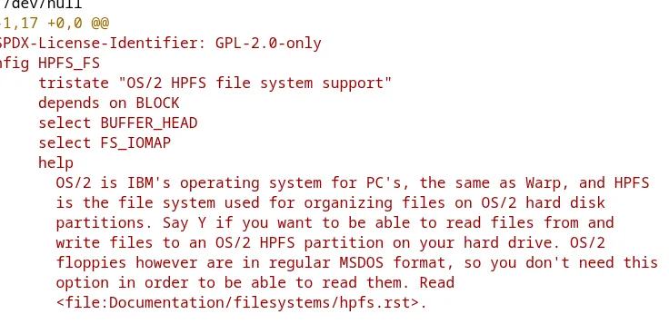 حذف HPFS از لینوکس