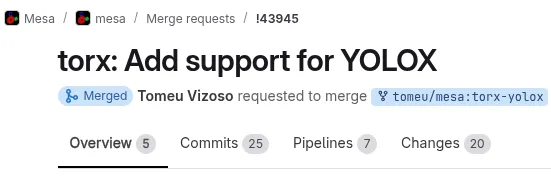 Mesa NPU YOLOX