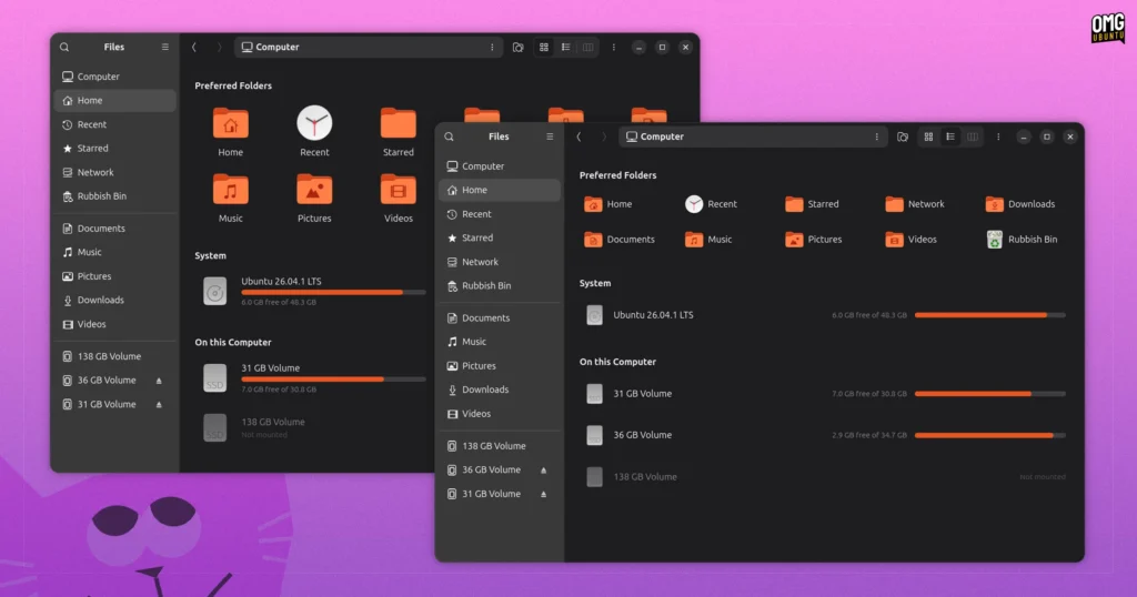 Nautilus My Computer - چطور بخش Computer را به فایل منیجر Nautilus در لینوکس بیاوریم؟