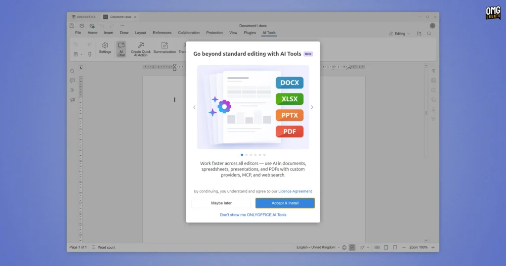ONLYOFFICE 10.0 - نسخه جدید ONLYOFFICE 10.0 با ابزارهای هوش مصنوعی پیشرفته منتشر شد