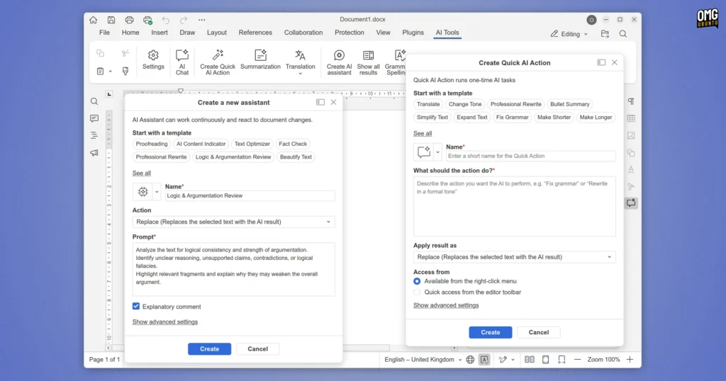 ONLYOFFICE 10.0 - نسخه جدید ONLYOFFICE 10.0 با ابزارهای هوش مصنوعی پیشرفته منتشر شد (2)
