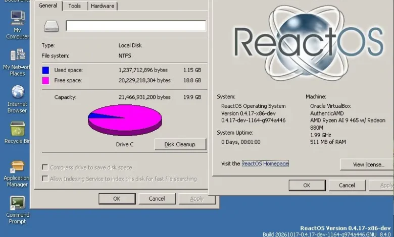 ReactOS NTFS Driver